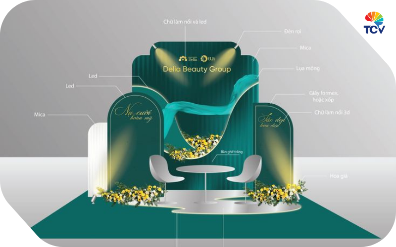 In backdrop sự kiện: Giải pháp cho doanh nghiệp