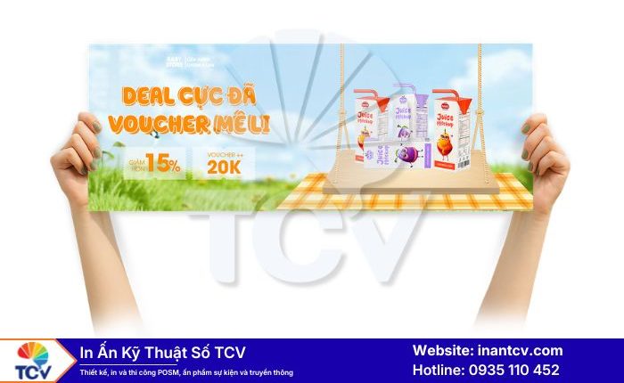 Banner cầm tay TCV