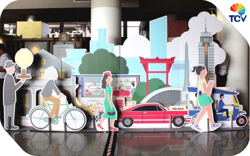 In standee hình người TPHCM được rất nhiều nhãn hàng ưa chuộng trong sự kiện