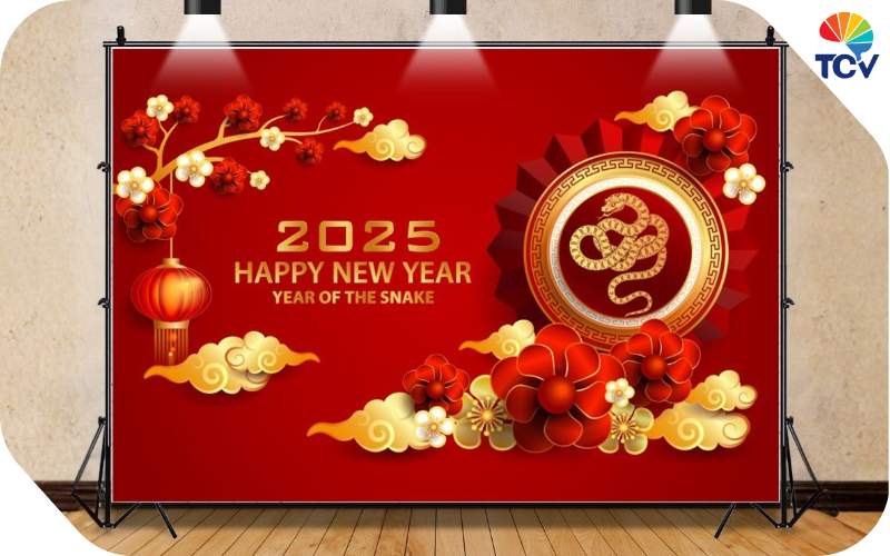 Cuối năm là mùa cao điểm in backdrop Tết