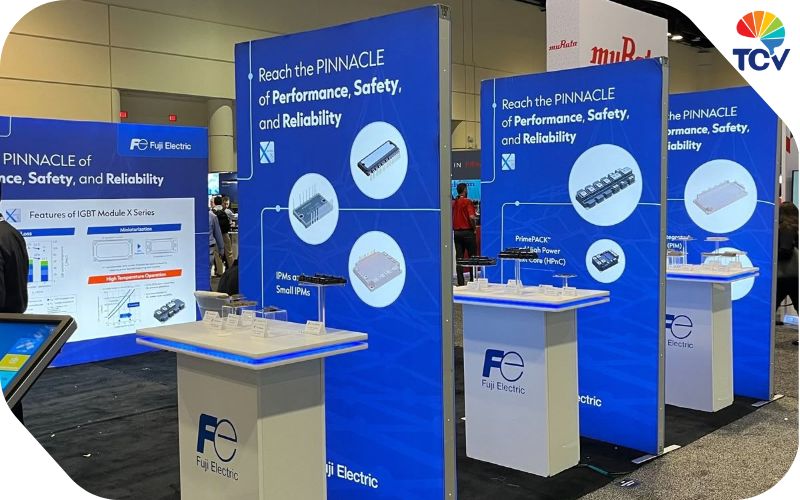 Booth led để lại nhiều ấn tượng cho khách hàng