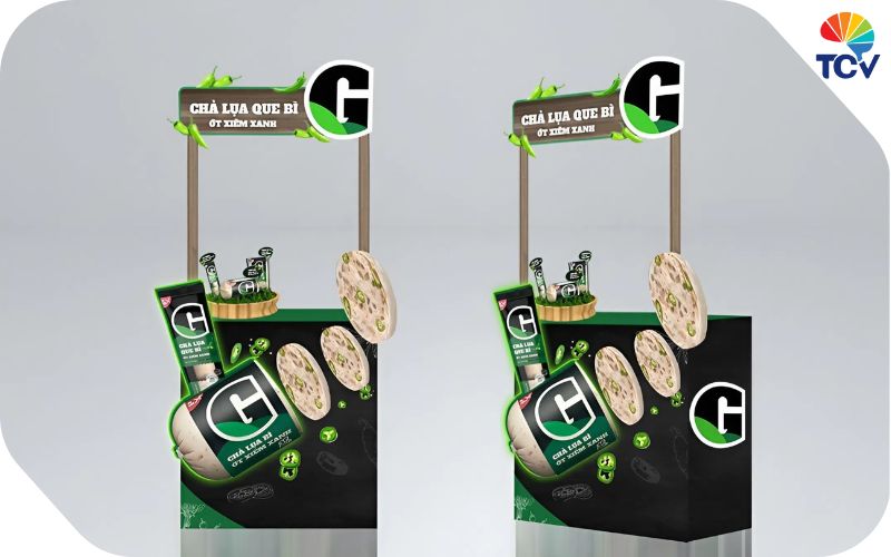 Những booth trưng bày nhỏ tiện lợi trong việc di chuyển